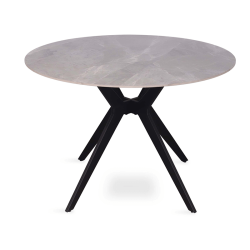 Table Apollo pierre ronde italien gris