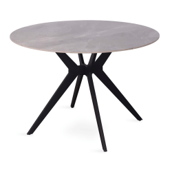 Table Apollo pierre ronde italien gris