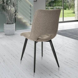 Chaise Coralie taupe