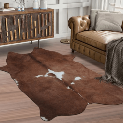 Tapis Vache marron