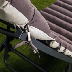coussin pour transat DUO Gris/Perle