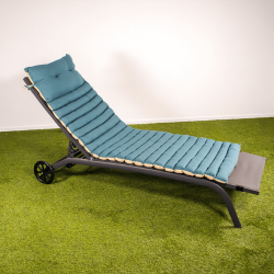 coussin pour transat DUO Petrole/Lin