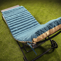 coussin pour transat DUO Petrole/Lin