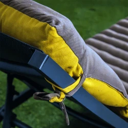 Coussin pour transat DUO Moutarde/Taupe