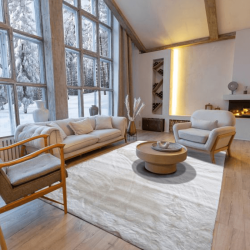 Tapis Siberia blanc