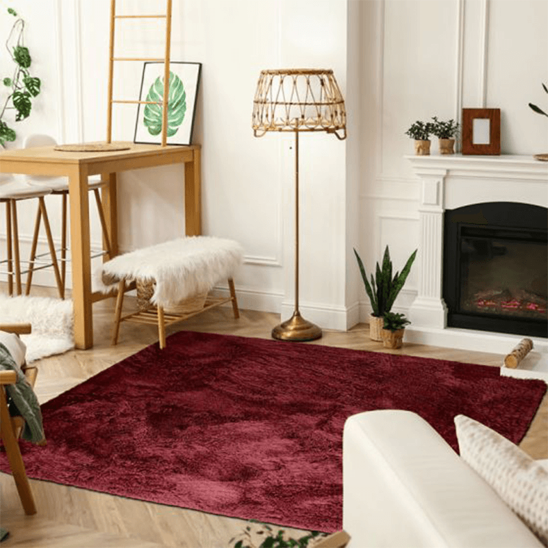 Tapis Neo Yoga rectangle rouge