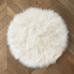 Tapis Flokati rond