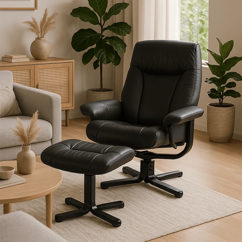 Fauteuil relax Maxico noir