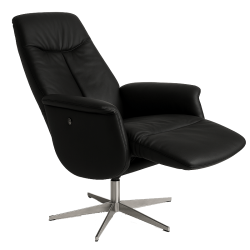 Fauteuil relax Lilla noir