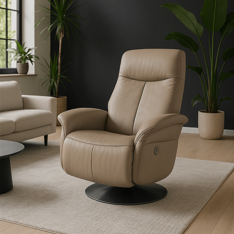 Fauteuil relax Munic beige