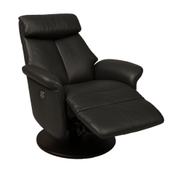 Fauteuil relax électrique Hambour 2 moteurs noir