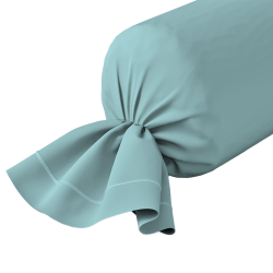 Taie de traversin Alabama 90cm bleu clair