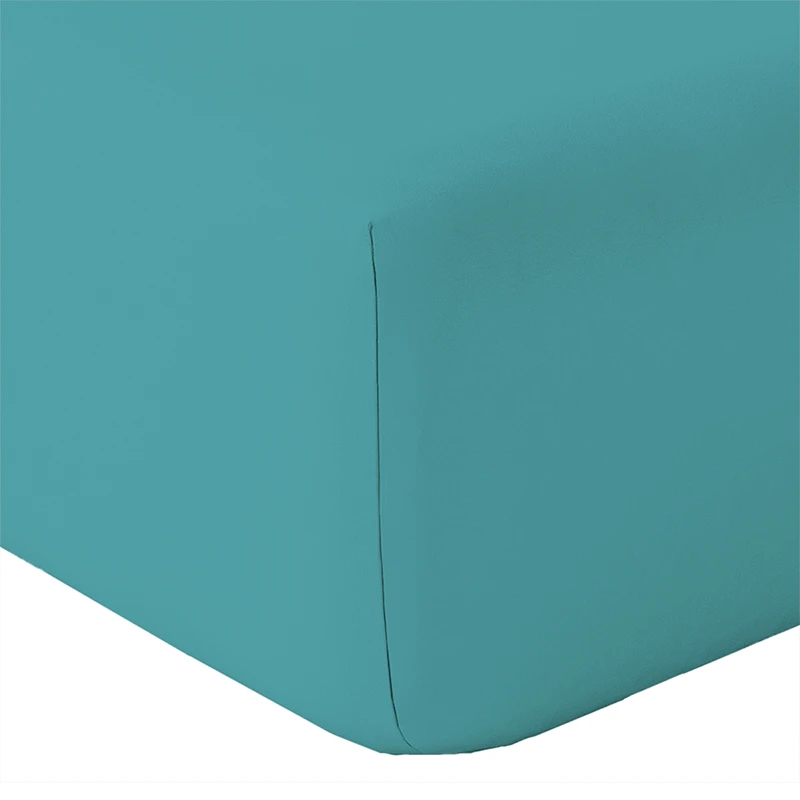 Drap housse Alabama 90x200cm bleu foncé