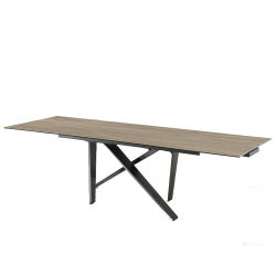 Table Forrest extensible marron clair