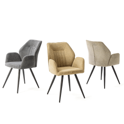 Chaise Dorin avec accoudoirs