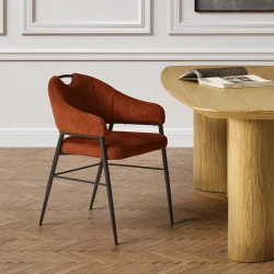 Chaise Eliot orange