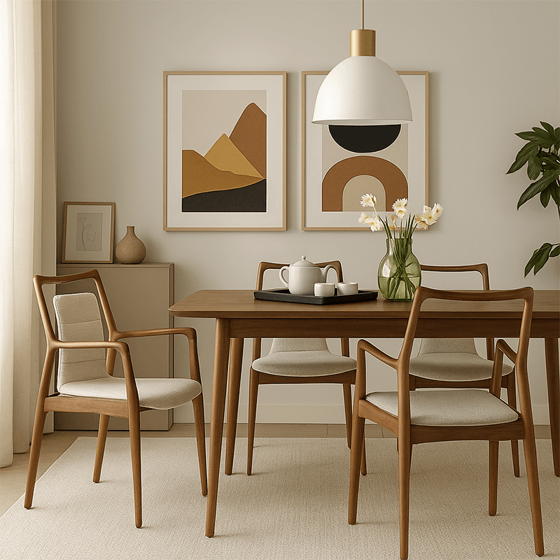 Chaise Samuel bois beige