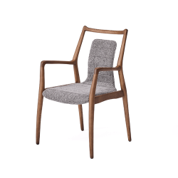 Chaise Samuel bois gris clair