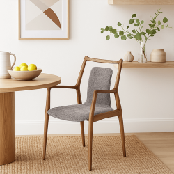 Chaise Samuel bois gris clair