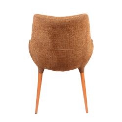 Chaise Shell orange