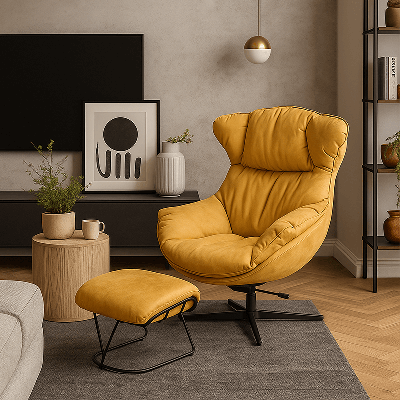Fauteuil Airplane Lounge jaune
