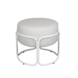 Pouf Alec extérieur blanc
