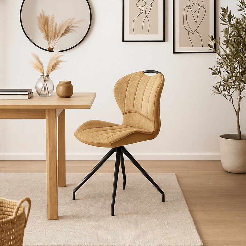 Chaise Mobiline jaune clair