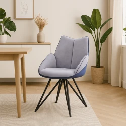 Chaise Brente bleu