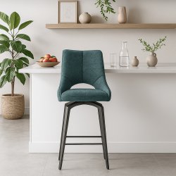 Tabouret de bar Gabriela pétrole