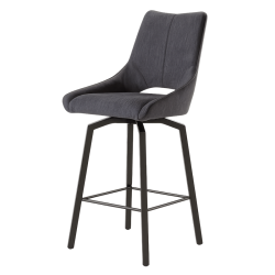 Tabouret de bar Gabriela anthracite