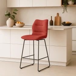 Tabouret de bar Wishy rouge