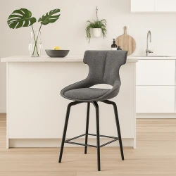 Tabouret de bar Camilla gris