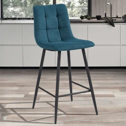 Tabouret Angele pétrole