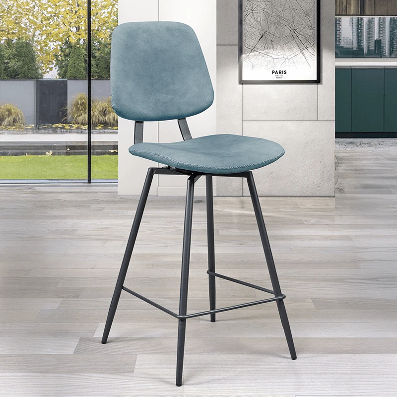 Tabouret Margot bleu