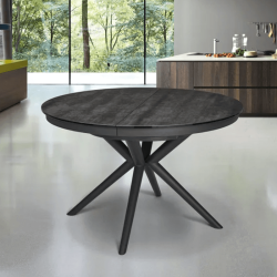 Table céramique Orchidée gris