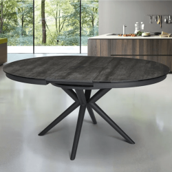 Table céramique Orchidée gris