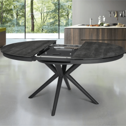 Table céramique Orchidée gris