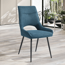 Chaise Soline bleu