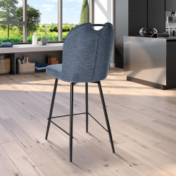 Tabouret Salomé bleu