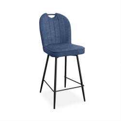 Tabouret Salomé bleu