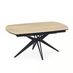 Table Nénuphar extensible 130cm beige
