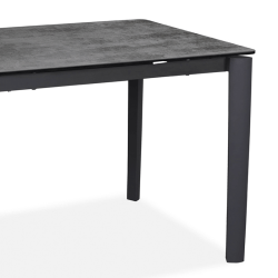 Table de comptoir Jules gris foncé