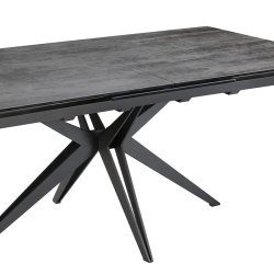 Table Genêt extensible gris foncé