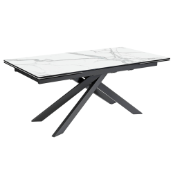 Table Lys extensible blanc