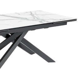 Table Lys extensible blanc