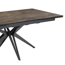 Table Primevère extensible marron