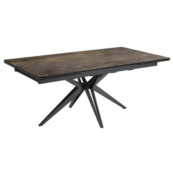 Table Primevère extensible marron