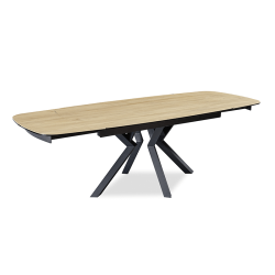 Table Anémone 160x95cm extensible beige