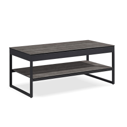 Table basse relevable Floride gris foncé