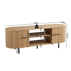 Meuble TV Lagos 160cm beige